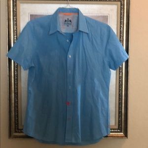 Express Medium Short Sleeve Button Down Shirt.